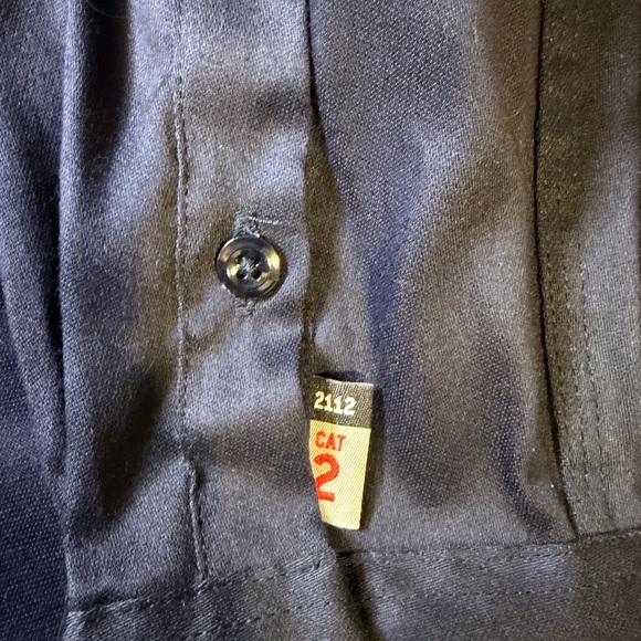 Carhartt Men's Dark navy Casual Button Down Shirt - Picture 9 of 10